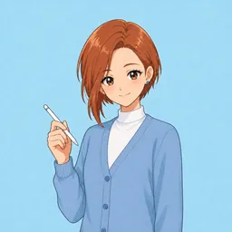 鳴海 理央(笑顔)